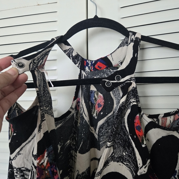 Free People Drift Away Tunic Dress Multicolor Size Medium - Picture 5 of 8